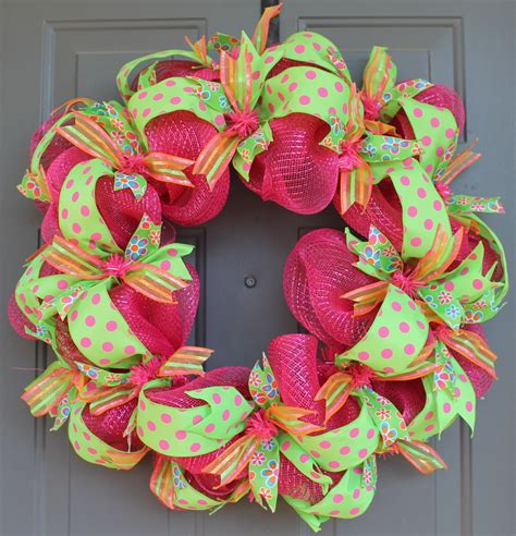 mesh ribbon wreath|homemade wreaths with mesh ribbon.